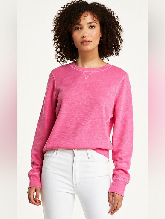 Tommy Bahama Sweaters - Tommy Bahama | Pima Cotton TENCEL™ Pink Crewneck Sweatshirt, Size XL